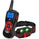 Rouge collier de dressage pour chiens, collier de dressage pour petits, moyens et grands chiens rechargeable, ... Rouge collier de dressage pour chiens, collier de dressage pour petits, moyens et grands chiens rechargeable, ...
