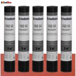 Rouleau de bitume v60 s4 avec armature en voile de verre ardois� rouge 25m� feutre de toiture.