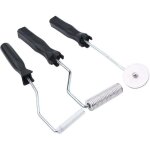 Rouleau d�bulleur, 3pcs rouleaux en fibre de verre bubble paddle roller bricolage accessoire pour frp ...