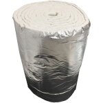 Rouleau de fibre c�ramique pour isolation avec aluminium ? densit� 64 kg / m�