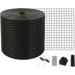 Rouleau grille protection panneaux solaires 15, 2 cm x 30, 5 m kit treillis anti - oiseau 100 attaches ...