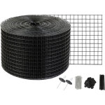 Rouleau grille protection panneaux solaires 20, 3 cm x 30, 5 m kit treillis anti - oiseau 100 attaches ...