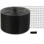 Rouleau grille protection panneaux solaires 20, 3 cm x 30, 5 m kit treillis anti - oiseau 50 attaches ...