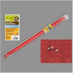 Rouleau de nappe plastique rouge 5x1, 2m