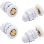 Roulettes de douche roue pour porte de douche roulettes coulissantes rouleaux de porte de douche laiton ...