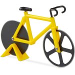 Roulette � pizza v�lo, lot de 10, d�coupe - pizza avec support coupe p�te fixie, jaune