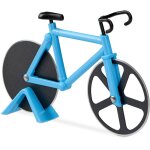 Roulette  pizza vlo, lot de 5, dcoupe - pizza avec support coupe pte fixie, bleu