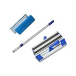 Roulor - balai trapze aluminium 40cm + manche + 2 mop en microfibre