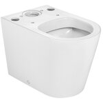 Roca - round inspira cuvette compacte avec double sortie