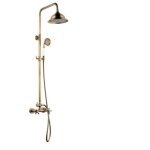 Edouard rousseau - colonne de douche avec robinetterie retro mezclador - vieux bronze