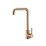 Rousseau robinet mitigeur de cuisine kiloo - sans douchette - or rose