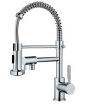 Edouard rousseau - rousseau robinet mitigeur de cuisine mini stoli - avec douchette - chrome