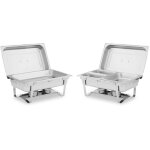 Royal catering - ensemble de plats de frottement 2 - partie - 2 x 8 l - incl. gn container