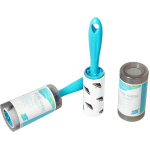 Brosse adhesive 24 feuilles avec fourreau transparent