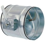 Rr 250 - registre de reglage galvanise a commande manuelle diametre 250 (523454)