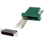 Rs pro - adaptateur sub - d 25 m�le vers rj45 femelle ( prix pour 1 )