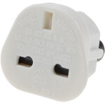 Adaptateur de voyage, avec type g - britannique 3 broches ( prix pour 1 )