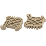 Rs pro - but�e d'arr�t pour bornier rail din ( prix pour paquet de 10 )