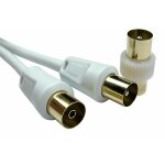 C�ble coaxial rs pro 3c2v, antenne tv coaxiale 9, 5 mm m, / antenne tv coaxiale 9, 5 mm f, avec connecteur, ...