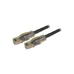 Rs pro - cble ethernet cat 5e avec connecteur gaine lszh noir / , utp, 15m ( prix pour 1 )