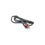 Câble rca rs pro rca mâle x 2 fiche jack stéréo 3, 5, 1m noir ( prix pour 1 ) Câble rca rs pro rca mâle x 2 fiche jack stéréo 3, 5, 1m noir ( prix pour 1 )