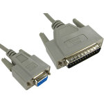 Rs pro - c�ble r�seau db9 vers db25, longueur 2m ( prix pour 1 )
