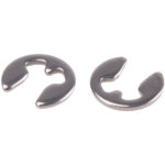 Rs pro - circlip type e en acier inoxydable ( prix pour sachet de 100 )