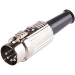 Rs pro - connecteur din 5 contacts, m�le, montage sur c�ble ( prix pour 1 )