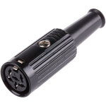 Rs pro - connecteur din 6 contacts, femelle, montage sur c�ble ( prix pour 1 )