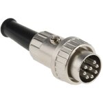 Rs pro - connecteur din 8 contacts, m�le, montage sur c�ble ( prix pour 1 )