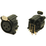 Connecteurs xlr femelle 3 voies montage sur ci ( prix pour 1 ) - rs pro