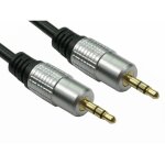 Cordon audio jack mle 3, 5 mm vers jack mle 3, 5 mm, long. 500mm ( prix pour 1 )