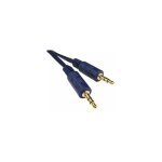 Cordon audio jack stro 3, 5 mm vers jack stro 3, 5 mm, long. 1. 2m ( prix pour paquet de 5 )
