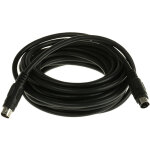 Cordon audio vido svhs noir mini din mle 4 broches mini din mle 4 broches, 5m ( prix pour 1 )
