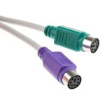 Cordon kvm, usb - a mle vers femelle 2 ps2, longueur 300mm ( prix pour 1 )