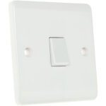 Interrupteur d'clairage rocker ip20 blanc ( prix pour 1 )