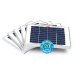 Rs pro - panneau solaire, puissance 10w ( prix pour paquet de 5 )