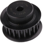 Poulie pour courroie crant�e en acier 20 dents , pas de 5mm, al�sage 6mm ( prix pour 1 )