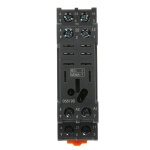Prise femelle � montage sur rail din 8 contacts, rail din, 300v, pour relais 2rt rkl de rs pro prix pour ...