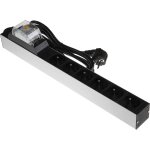 Rs pro - rallonge lectrique 2. 5m, 6 prises fr 2p + t 16a ( prix pour 1 )