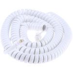 Rs pro - rallonge t�l�phonique, m�le rj9 (4 / 4) / m�le rj9 (4 / 4), blanc, 5m ( prix pour 1 )