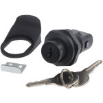 Rs pro - serrure  came batteuse en polycarbonate, dverrouillage cl noir ( prix pour 1 )