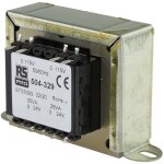 Rs pro - transformateur à montage sur châssis, vin 115v ac, 230v ac, vout 24v c. a. , 2 sorties, 50va ... Rs pro - transformateur à montage sur châssis, vin 115v ac, 230v ac, vout 24v c. a. , 2 sorties, 50va ...