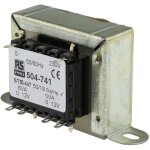 Transformateur � montage sur ch�ssis, vin 230v c. a. , vout 12v c. a. , 2 sorties, 12va ( prix pour 1 ...