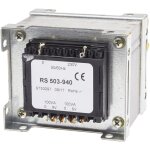 Transformateur � montage sur ch�ssis, vin 230v c. a. , vout 9v c. a. , 2 sorties, 200va ( prix pour 1 ...