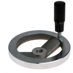 Rs pro - volant de man?uvre rotative 125mm, 12mm � de montage en aluminium moul� ( prix pour 1 )