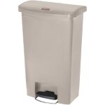 Rubbermaid - poubelle  pdale slim jim, en polythylne, 50 l
