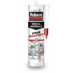 Rubson - mastic special materials vitrier, silicone neutre pour masticage de portes et fen�tres, coloris ...