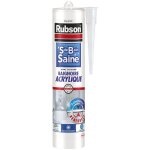 Rubson ? mastic silicone alcoxy neutre blanc 280ml ? pour joints d'�tanch�it� baignoire et douche ? 2932469 ...
