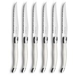 Rustic - coffret 6 couteaux steak perle